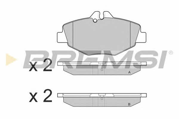 Bremsi BP3020 Brake Pad Set, disc brake BP3020: Buy near me in Poland at 2407.PL - Good price!