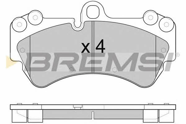 Bremsi BP3098 Brake Pad Set, disc brake BP3098: Buy near me in Poland at 2407.PL - Good price!