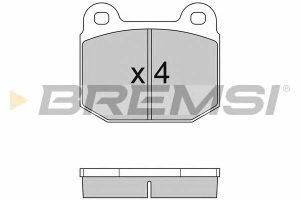 Bremsi BP2085 Brake Pad Set, disc brake BP2085: Buy near me in Poland at 2407.PL - Good price!
