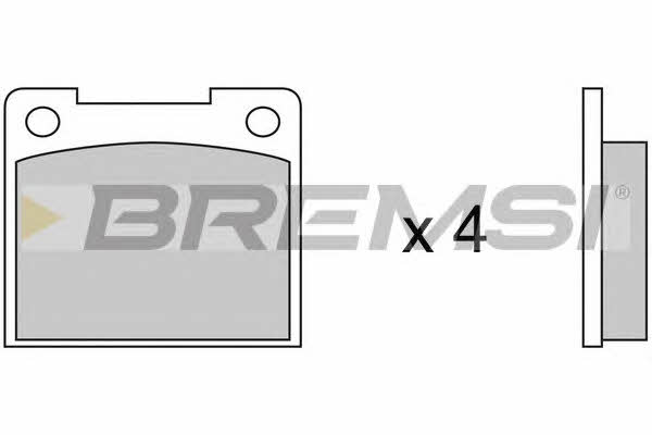 Bremsi BP2019 Brake Pad Set, disc brake BP2019: Buy near me in Poland at 2407.PL - Good price!