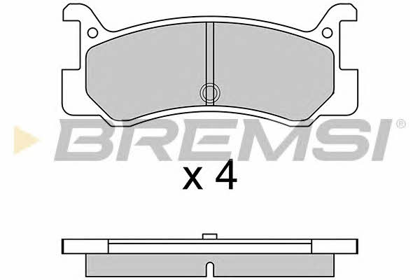 Bremsi BP2328 Brake Pad Set, disc brake BP2328: Buy near me in Poland at 2407.PL - Good price!