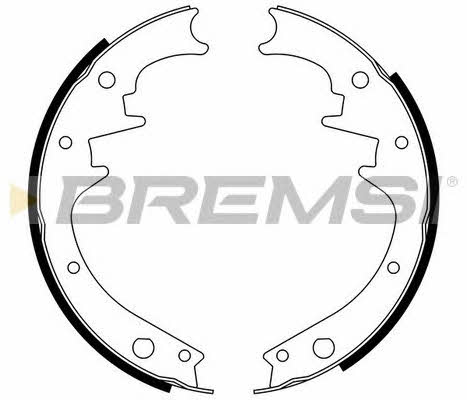 Bremsi GF0422 Колодки тормозные барабанные, комплект GF0422: Отличная цена - Купить в Польше на 2407.PL!