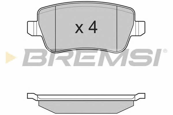 Bremsi BP3227 Тормозные колодки дисковые, комплект BP3227: Отличная цена - Купить в Польше на 2407.PL!