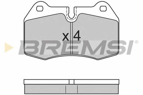 Bremsi BP2660 Тормозные колодки дисковые, комплект BP2660: Отличная цена - Купить в Польше на 2407.PL!
