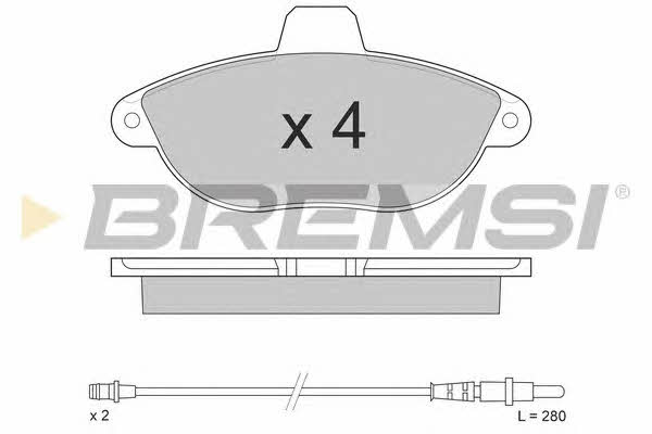 Купити Bremsi BP2678 – суперціна на 2407.PL!