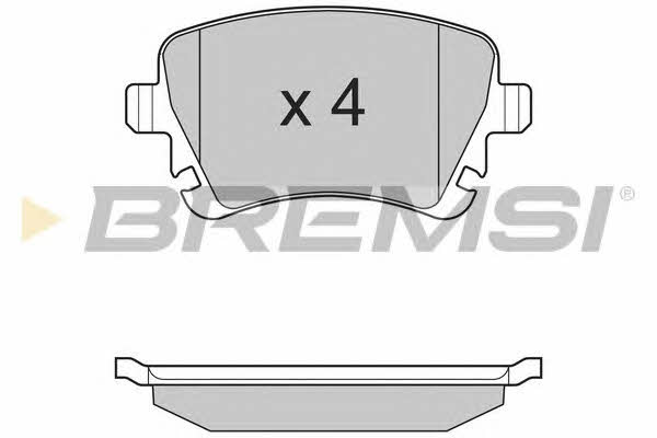 Bremsi BP3130 Brake Pad Set, disc brake BP3130: Buy near me in Poland at 2407.PL - Good price!