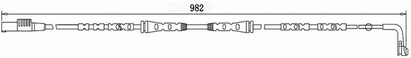 Bremsi WI0679 Warning contact, brake pad wear WI0679: Buy near me in Poland at 2407.PL - Good price!