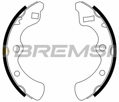 Bremsi GF0704 Brake shoe set GF0704: Buy near me in Poland at 2407.PL - Good price!