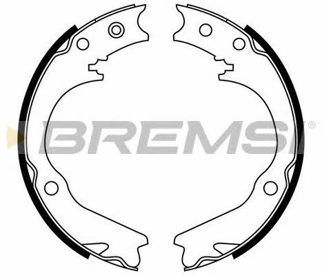 Bremsi GF0892 Parking brake shoes GF0892: Buy near me in Poland at 2407.PL - Good price!