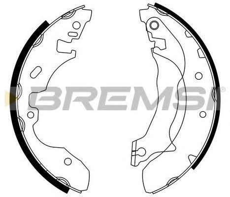 Bremsi GF0237 Brake shoe set GF0237: Buy near me in Poland at 2407.PL - Good price!