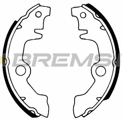 Bremsi GF0403 Brake shoe set GF0403: Buy near me in Poland at 2407.PL - Good price!