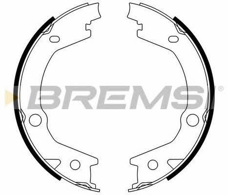 Bremsi GF0765 Parking brake shoes GF0765: Buy near me in Poland at 2407.PL - Good price!