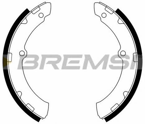 Bremsi GF0955 Колодки тормозные барабанные, комплект GF0955: Отличная цена - Купить в Польше на 2407.PL!