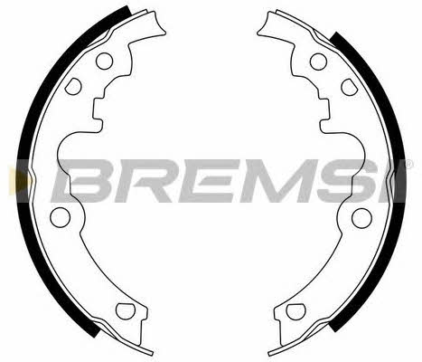 Bremsi GF4553 Brake shoe set GF4553: Buy near me in Poland at 2407.PL - Good price!