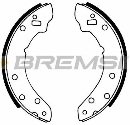 Bremsi GF0430 Brake shoe set GF0430: Buy near me in Poland at 2407.PL - Good price!