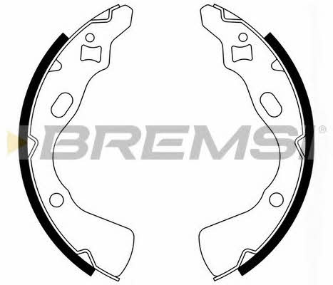 Bremsi GF0770 Brake shoe set GF0770: Buy near me in Poland at 2407.PL - Good price!