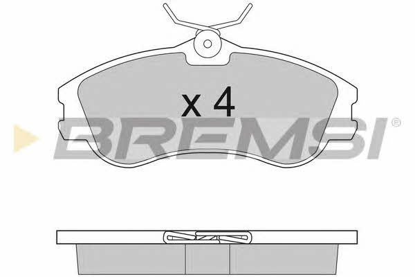 Bremsi BP2921 Brake Pad Set, disc brake BP2921: Buy near me in Poland at 2407.PL - Good price!