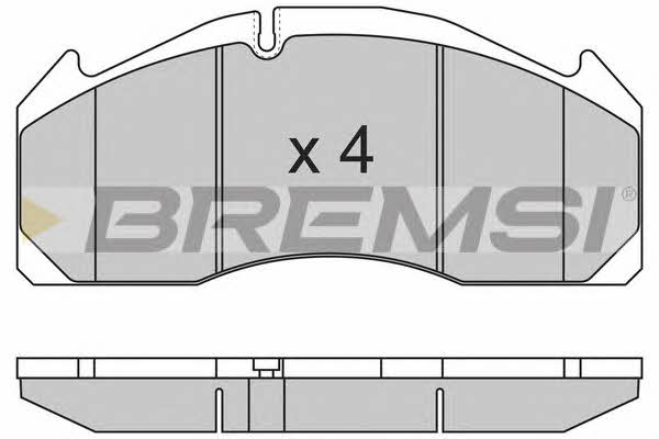 Bremsi BP7317 Тормозные колодки дисковые, комплект BP7317: Отличная цена - Купить в Польше на 2407.PL!