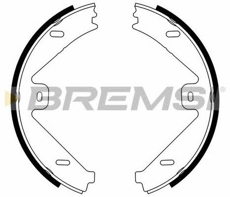 Bremsi GF0319 Parking brake shoes GF0319: Buy near me in Poland at 2407.PL - Good price!