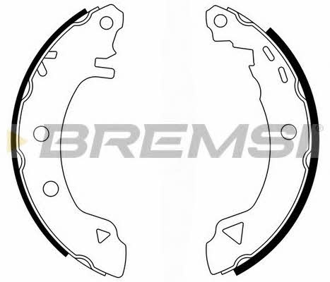 Bremsi GF0418 Brake shoe set GF0418: Buy near me in Poland at 2407.PL - Good price!