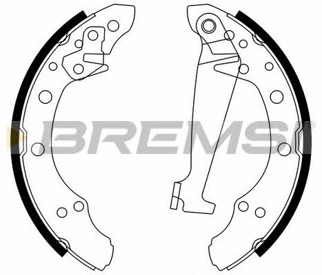 Bremsi GF0556 Brake shoe set GF0556: Buy near me in Poland at 2407.PL - Good price!