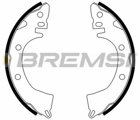 Bremsi GF0810 Brake shoe set GF0810: Buy near me in Poland at 2407.PL - Good price!