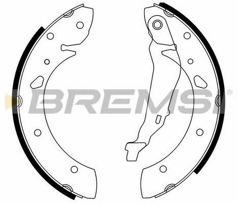 Bremsi GF0950 Колодки тормозные барабанные, комплект GF0950: Отличная цена - Купить в Польше на 2407.PL!