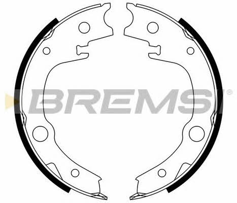 Bremsi GF0966 Parking brake shoes GF0966: Buy near me in Poland at 2407.PL - Good price!