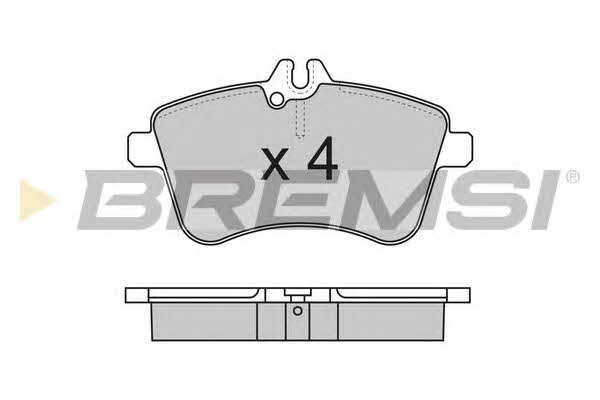 Bremsi BP3172 Brake Pad Set, disc brake BP3172: Buy near me at 2407.PL in Poland at an Affordable price!