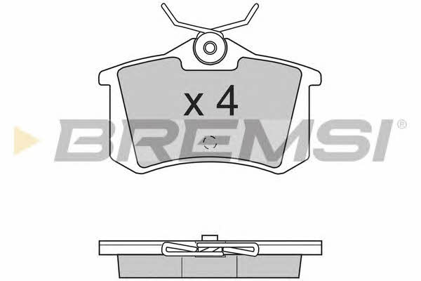 Bremsi BP2701 Brake Pad Set, disc brake BP2701: Buy near me in Poland at 2407.PL - Good price!