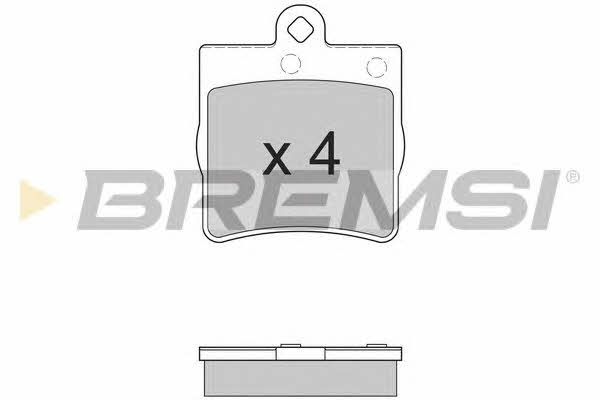 Bremsi BP2861 Brake Pad Set, disc brake BP2861: Buy near me in Poland at 2407.PL - Good price!