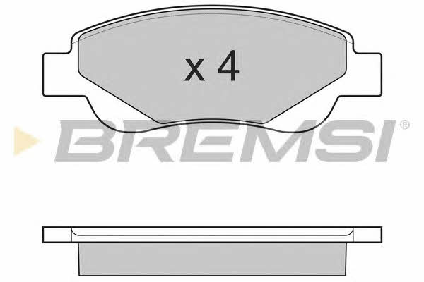 Bremsi BP3225 Тормозные колодки дисковые, комплект BP3225: Отличная цена - Купить в Польше на 2407.PL!