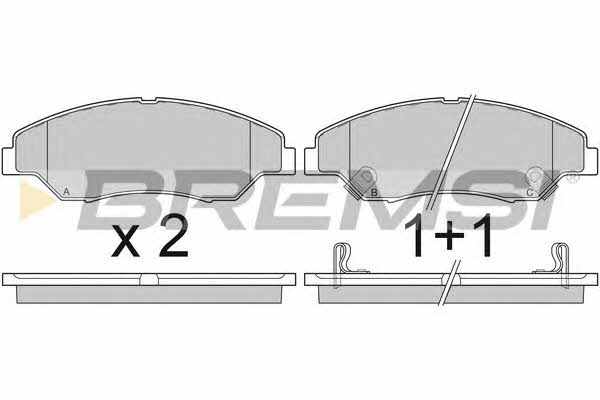 Bremsi BP2911 Brake Pad Set, disc brake BP2911: Buy near me in Poland at 2407.PL - Good price!