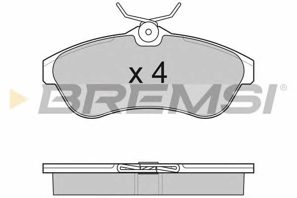 Bremsi BP3009 Brake Pad Set, disc brake BP3009: Buy near me in Poland at 2407.PL - Good price!