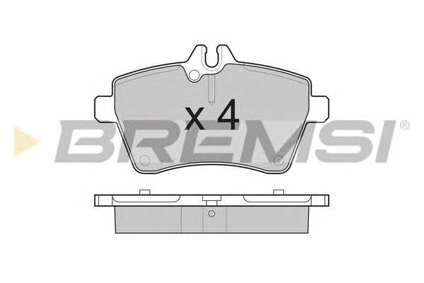 Bremsi BP3189 Brake Pad Set, disc brake BP3189: Buy near me in Poland at 2407.PL - Good price!
