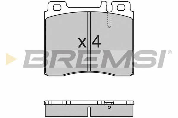 Bremsi BP2657 Scheibenbremsbeläge, Set BP2657: Bestellen Sie in Polen zu einem guten Preis bei 2407.PL!