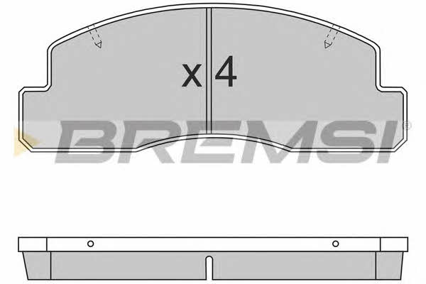Bremsi BP2696 Brake Pad Set, disc brake BP2696: Buy near me in Poland at 2407.PL - Good price!