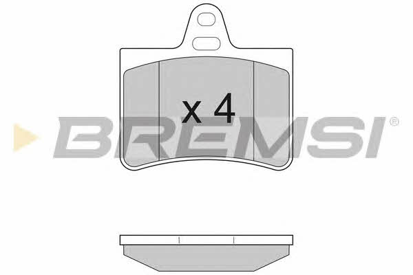 Bremsi BP2938 Тормозные колодки дисковые, комплект BP2938: Отличная цена - Купить в Польше на 2407.PL!