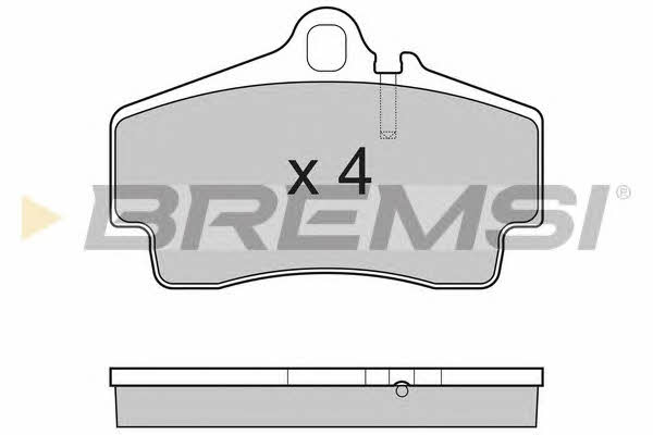 Bremsi BP3176 Brake Pad Set, disc brake BP3176: Buy near me in Poland at 2407.PL - Good price!