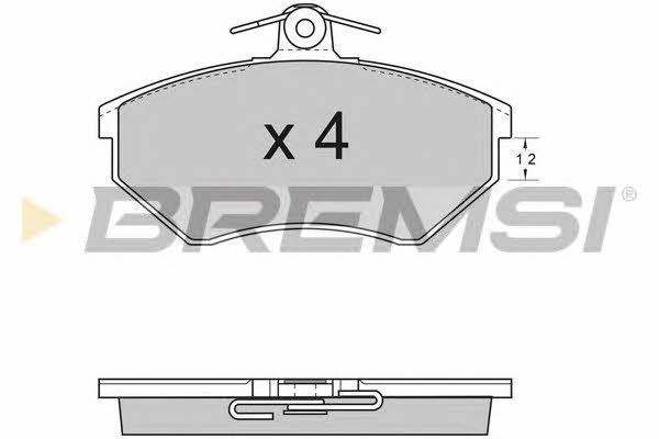 Bremsi BP2531 Brake Pad Set, disc brake BP2531: Buy near me in Poland at 2407.PL - Good price!