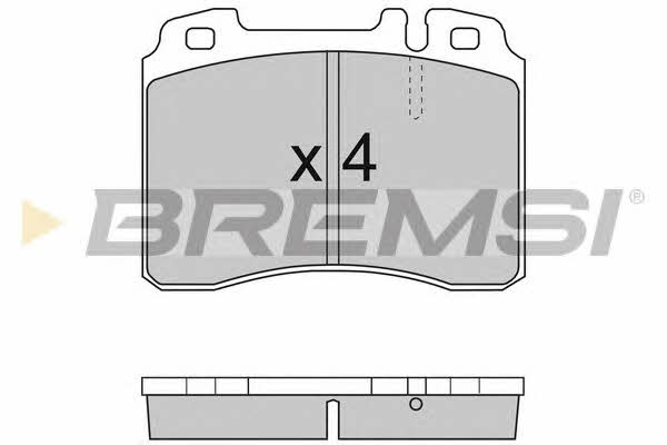 Bremsi BP2709 Brake Pad Set, disc brake BP2709: Buy near me in Poland at 2407.PL - Good price!