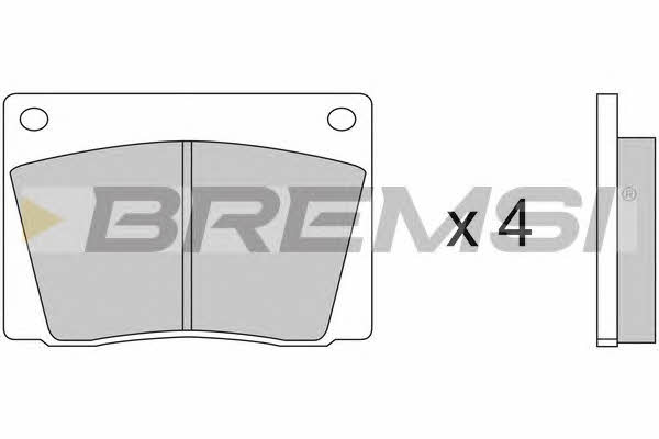 Bremsi BP2052 Brake Pad Set, disc brake BP2052: Buy near me in Poland at 2407.PL - Good price!