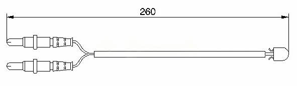 Bremsi WI0654 Czujnik zużycia klocków hamulcowych WI0654: Dobra cena w Polsce na 2407.PL - Kup Teraz!