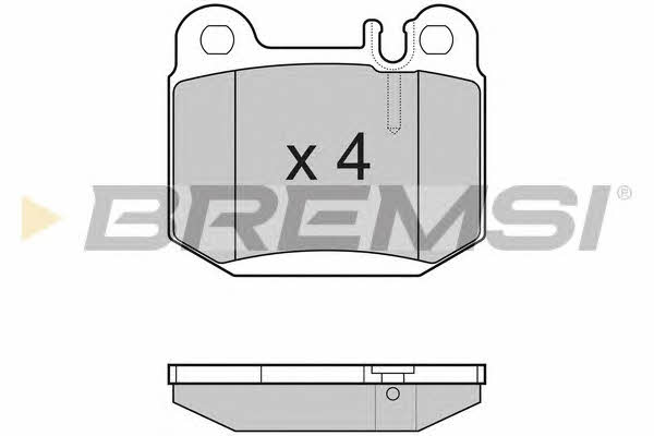 Bremsi BP3177 Brake Pad Set, disc brake BP3177: Buy near me in Poland at 2407.PL - Good price!