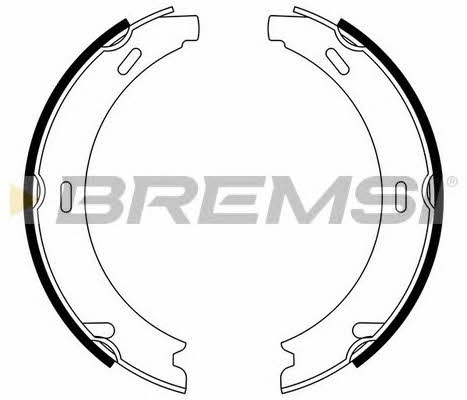 Bremsi GF0302 Parking brake shoes GF0302: Buy near me in Poland at 2407.PL - Good price!