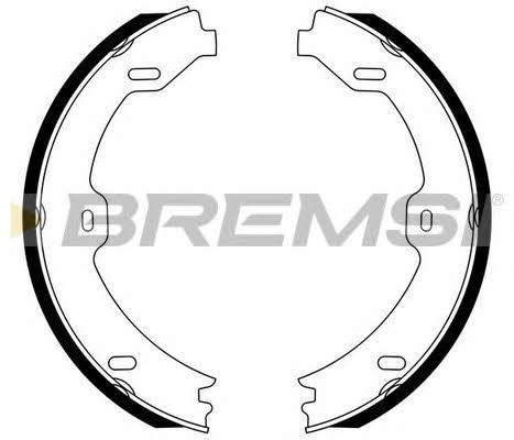 Bremsi GF0312 Parking brake shoes GF0312: Buy near me in Poland at 2407.PL - Good price!