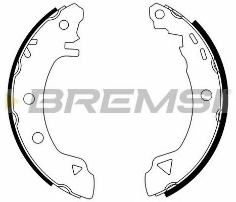 Bremsi GF0006 Колодки тормозные барабанные, комплект GF0006: Отличная цена - Купить в Польше на 2407.PL!