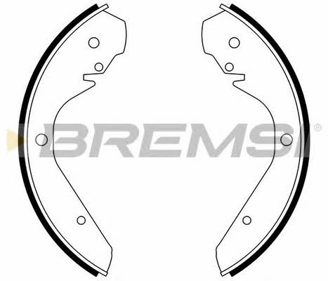 Bremsi GF0538 Колодки тормозные барабанные, комплект GF0538: Отличная цена - Купить в Польше на 2407.PL!