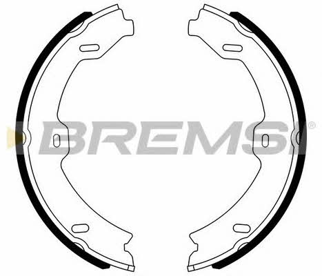 Bremsi GF0318 Parking brake shoes GF0318: Buy near me in Poland at 2407.PL - Good price!