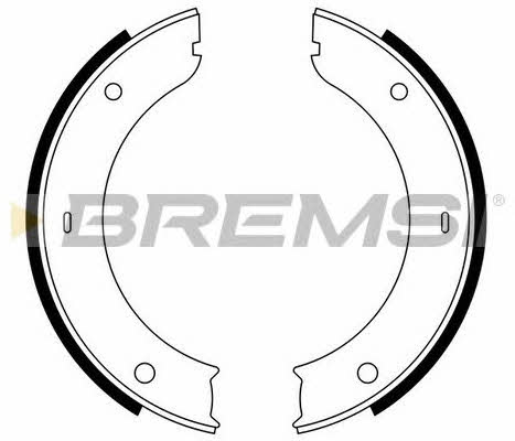 Bremsi GF0133 Parking brake shoes GF0133: Buy near me in Poland at 2407.PL - Good price!